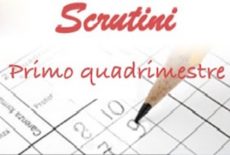 Calendario degli scrutini del primo quadrimestre